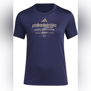 Adidas Women's Philadelphia Union Vintage World Pre-Game Short Sleeve T-Shirt